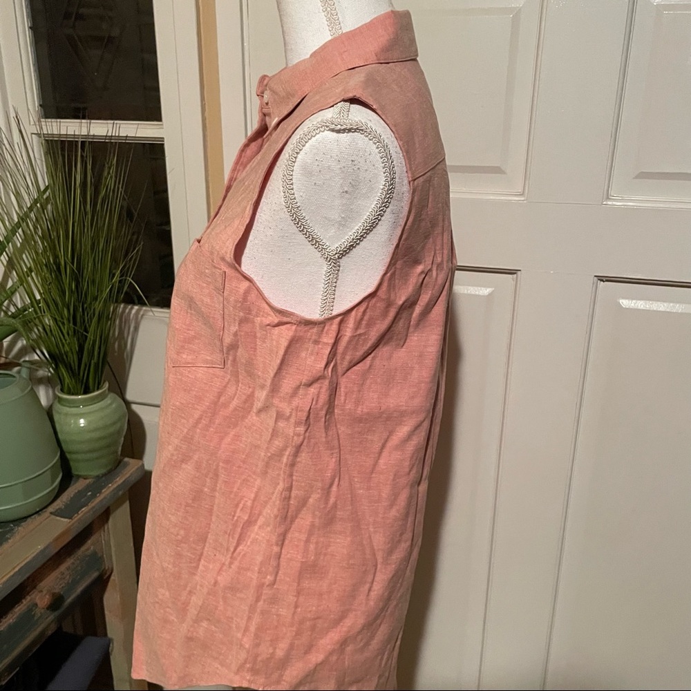 Theory yarine tank in azalea melange sharkskin - Picture 4 of 8